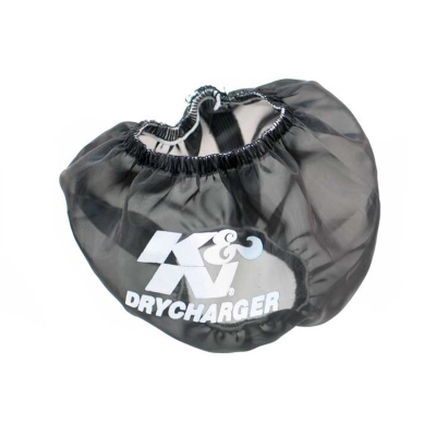 K&N DryCharger Round Straight Filter Wrap (Black) - SU-7005DK